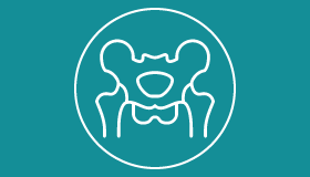 Pediatrics hip icon