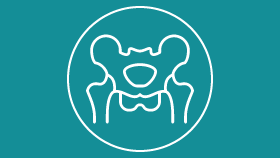 Pediatrics hip icon