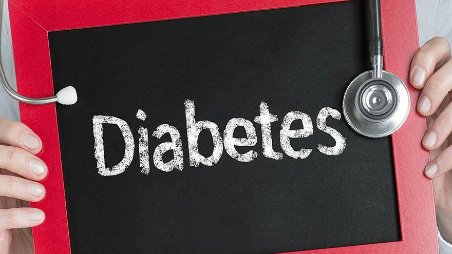 A poster with Diabetes written on it