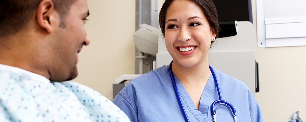 Bariatric Surgeon with Paitent