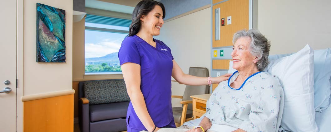 Renown provider visiting with patient