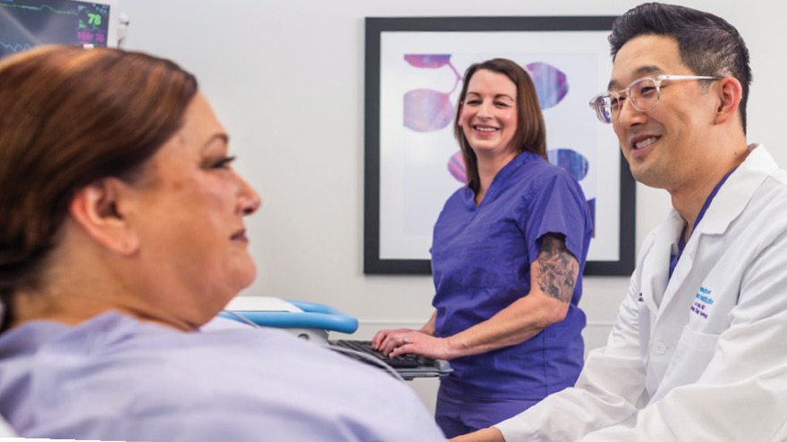 Caryle, RN, and Eric Kim, MD