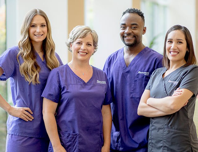 Group of four Renown nurses