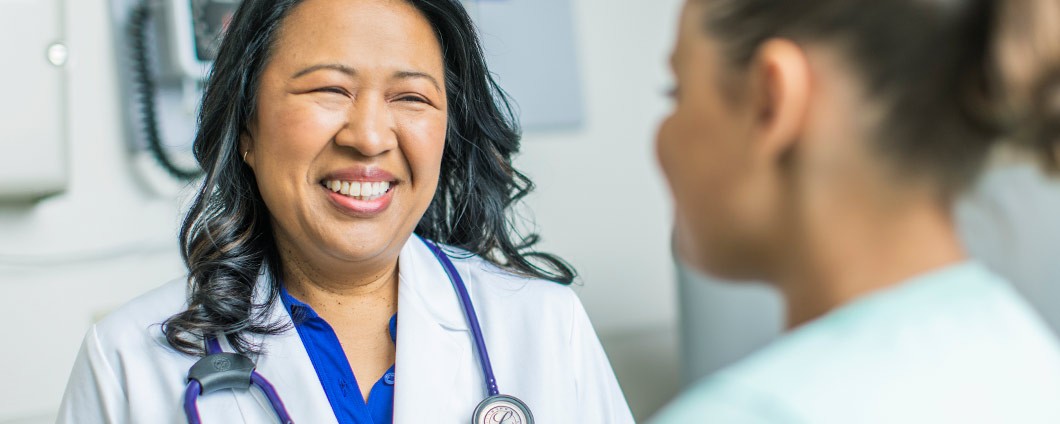 Renown Provider speaking with patient