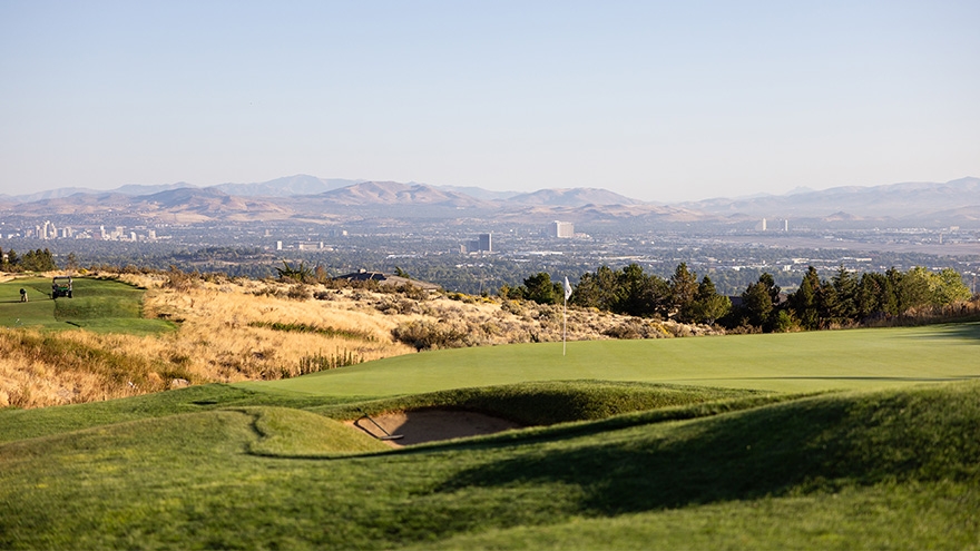 View of ArrowCreek Golf course that hosts the Cancer Classic.