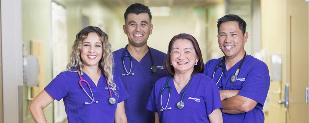 Nurses in uniforms