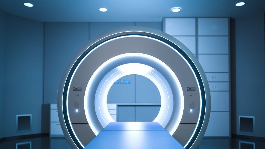 MRI scanner used in cancer diagnosis and oncology clinical research studies