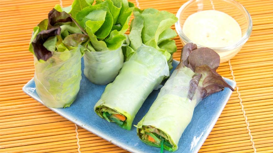 Healthy food on a plate 