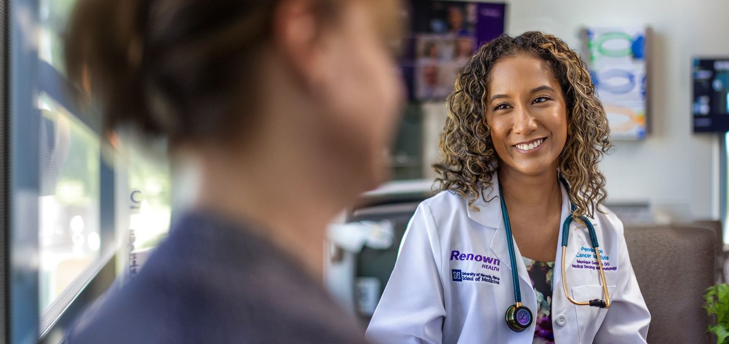Renown provider speaking with patient