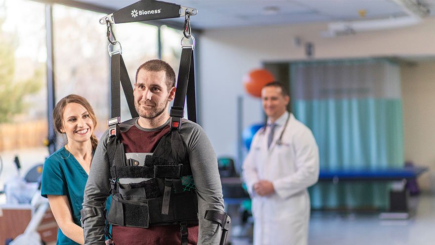Connor Smith at the Renown Rehab Hospital
