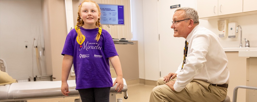 Shaylie and Dr. Elliott at Renown Health