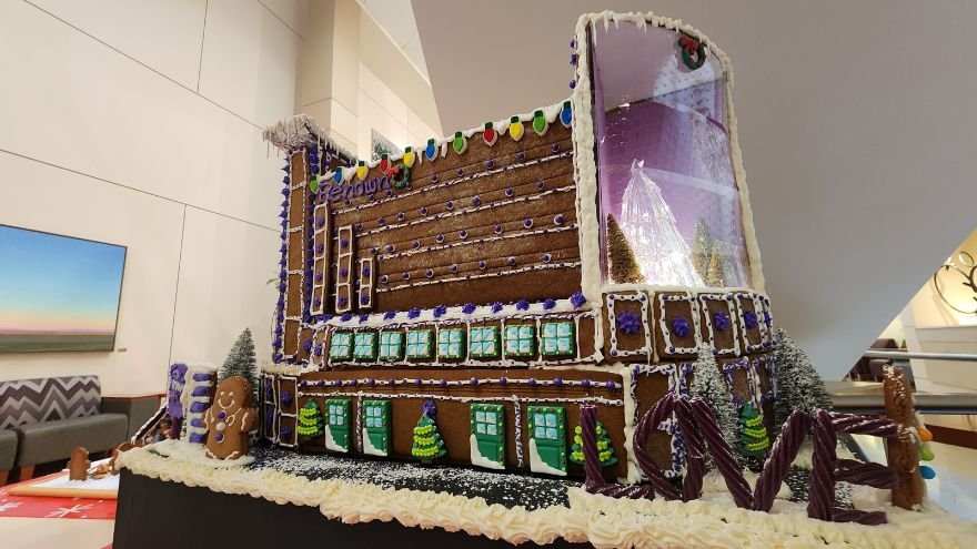 Back of Tahoe Tower Gingerbread Art