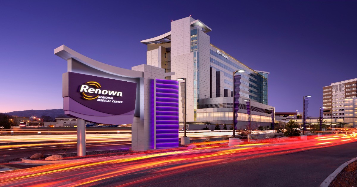 Renown Regional Medical Center Sign