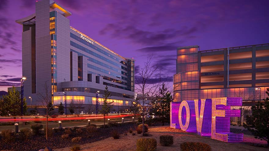 LOVE Sign at Renown Regional