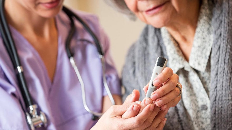 A doctor with a patient