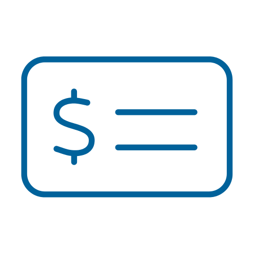 Pay your bill icon