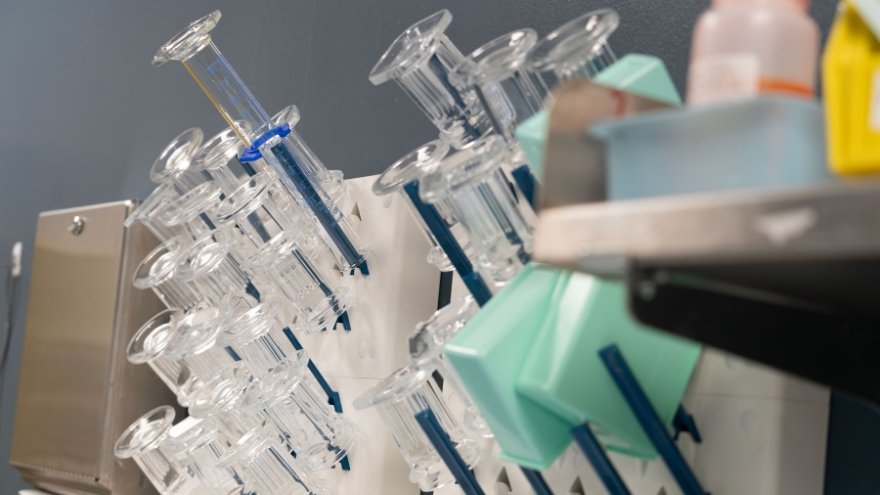 The Pathology lab at Renown in action.