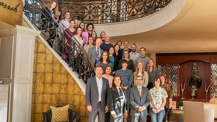 Group of Renown employees at patient communication celebration event