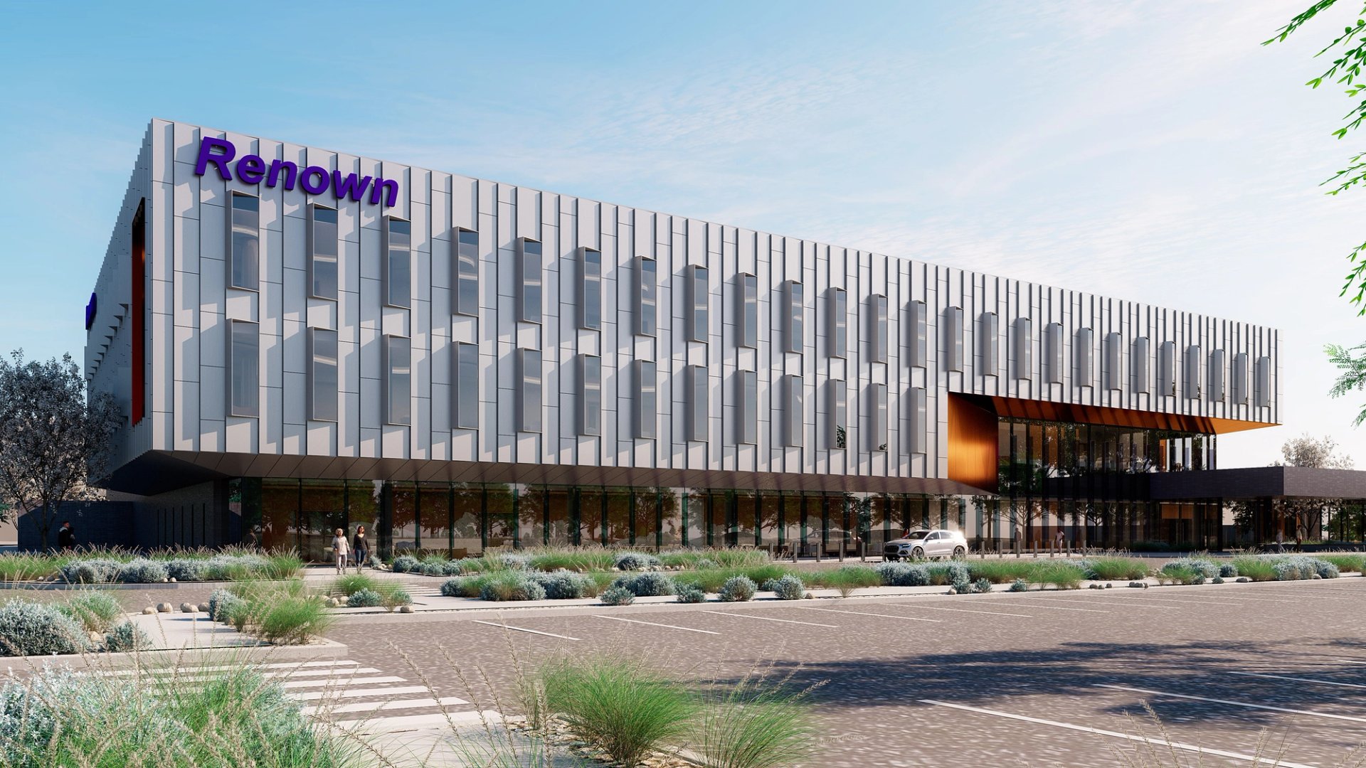 A rendering of Renown's future Kiley Ranch ambulatory care center