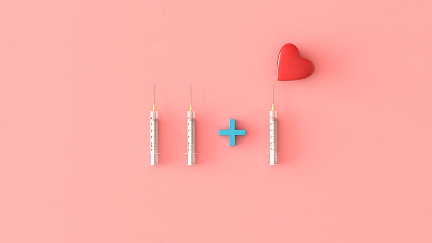 Three syringes 