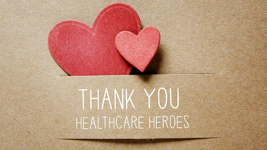 Thank you note to healthcare provider