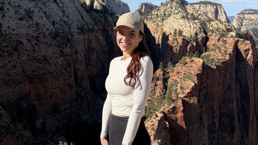 Ally, a Renown Health NICU nurse, poses for a photo outdoors