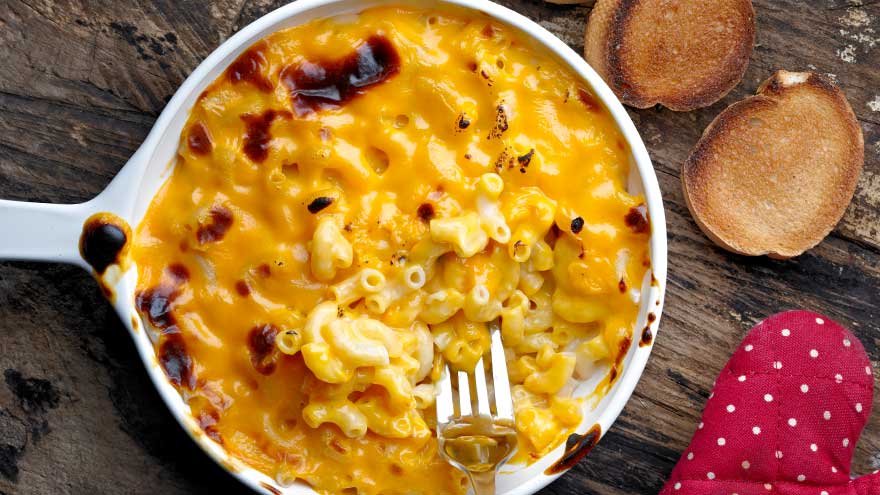 Baked Smokin Mac and Cheese