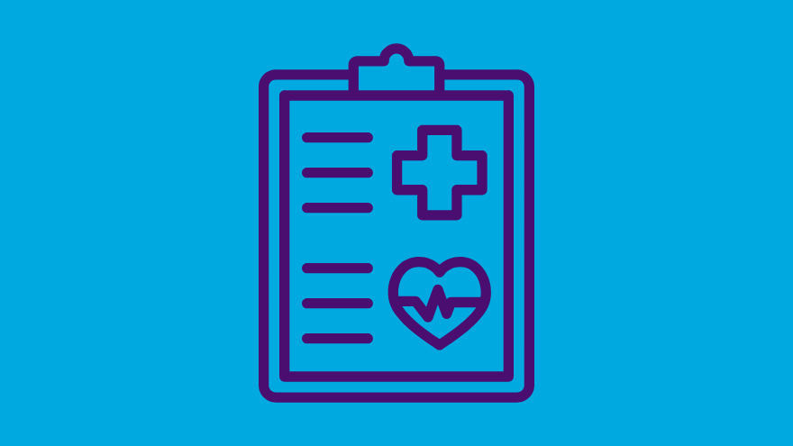 Breast cancer risk assessment icon