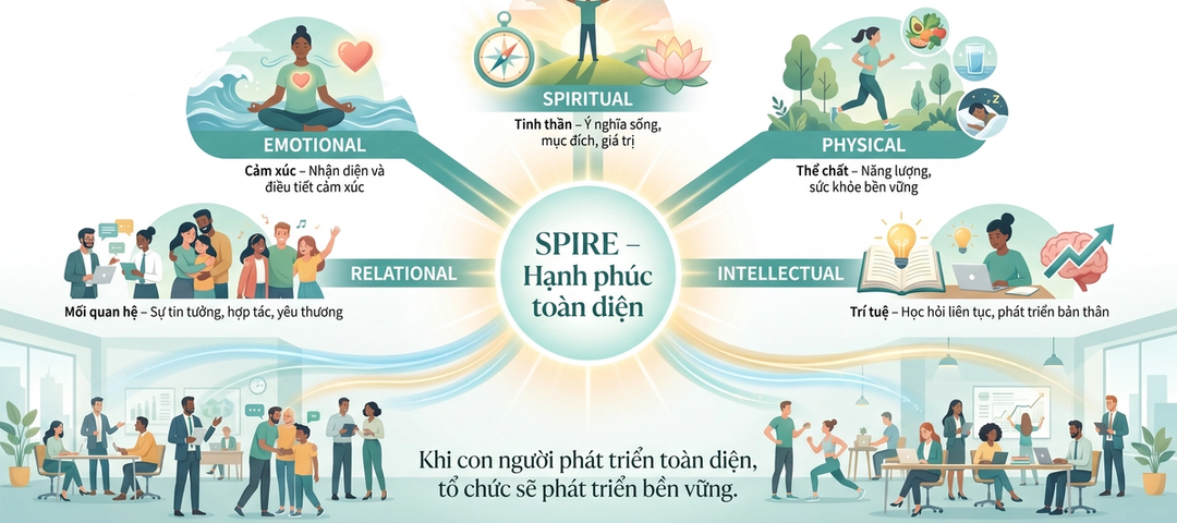 Mô hình SPIRE là gì? Hướng dẫn ứng dụng vào cuộc sống và công việc