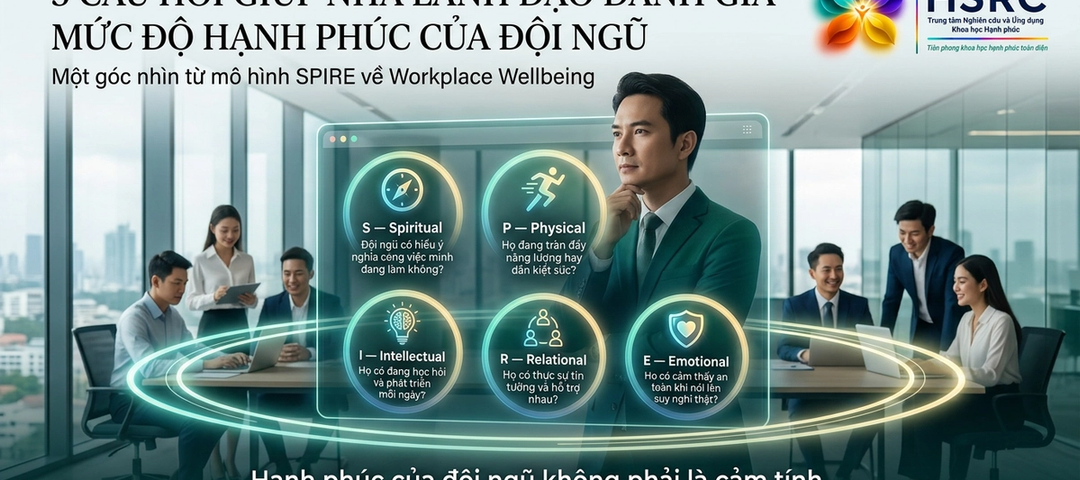 5 câu hỏi giúp nhà lãnh đạo đánh giá mức độ hạnh phúc của đội ngũ