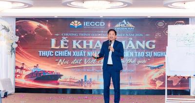 Ông Tô Thanh Hiệp – Viện trưởng IECCD phát biểu tại sự kiện.