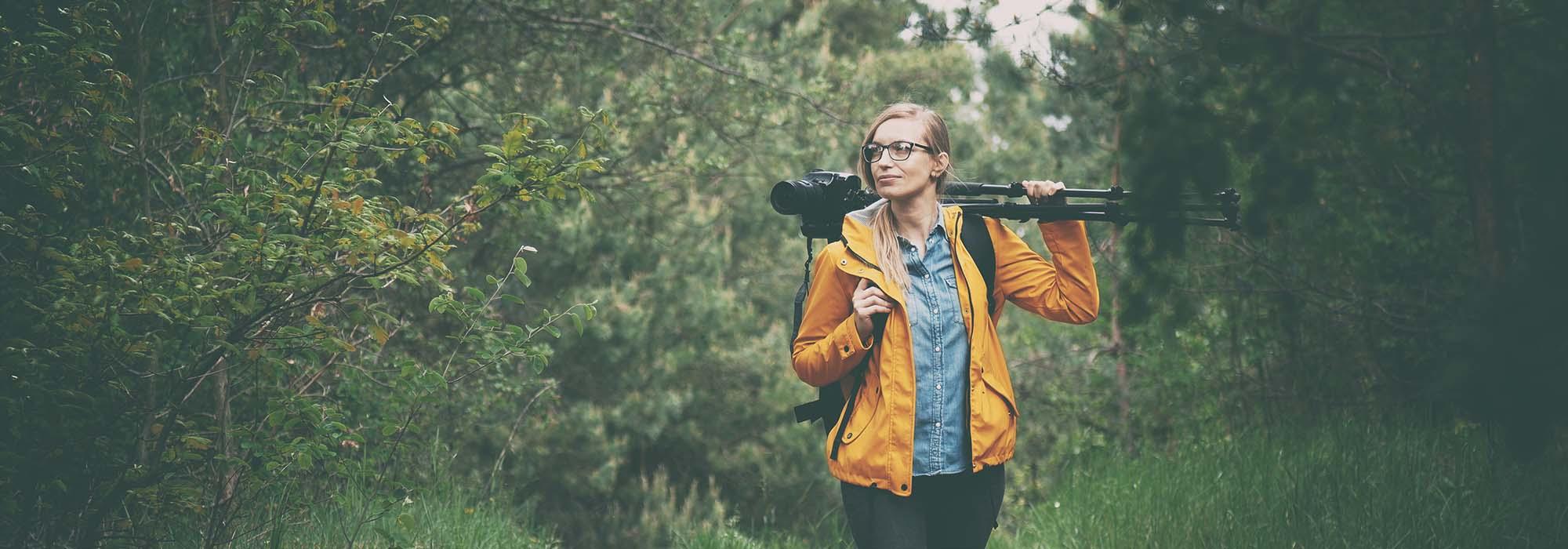 Attacher un (des) trépied à un sac à dos