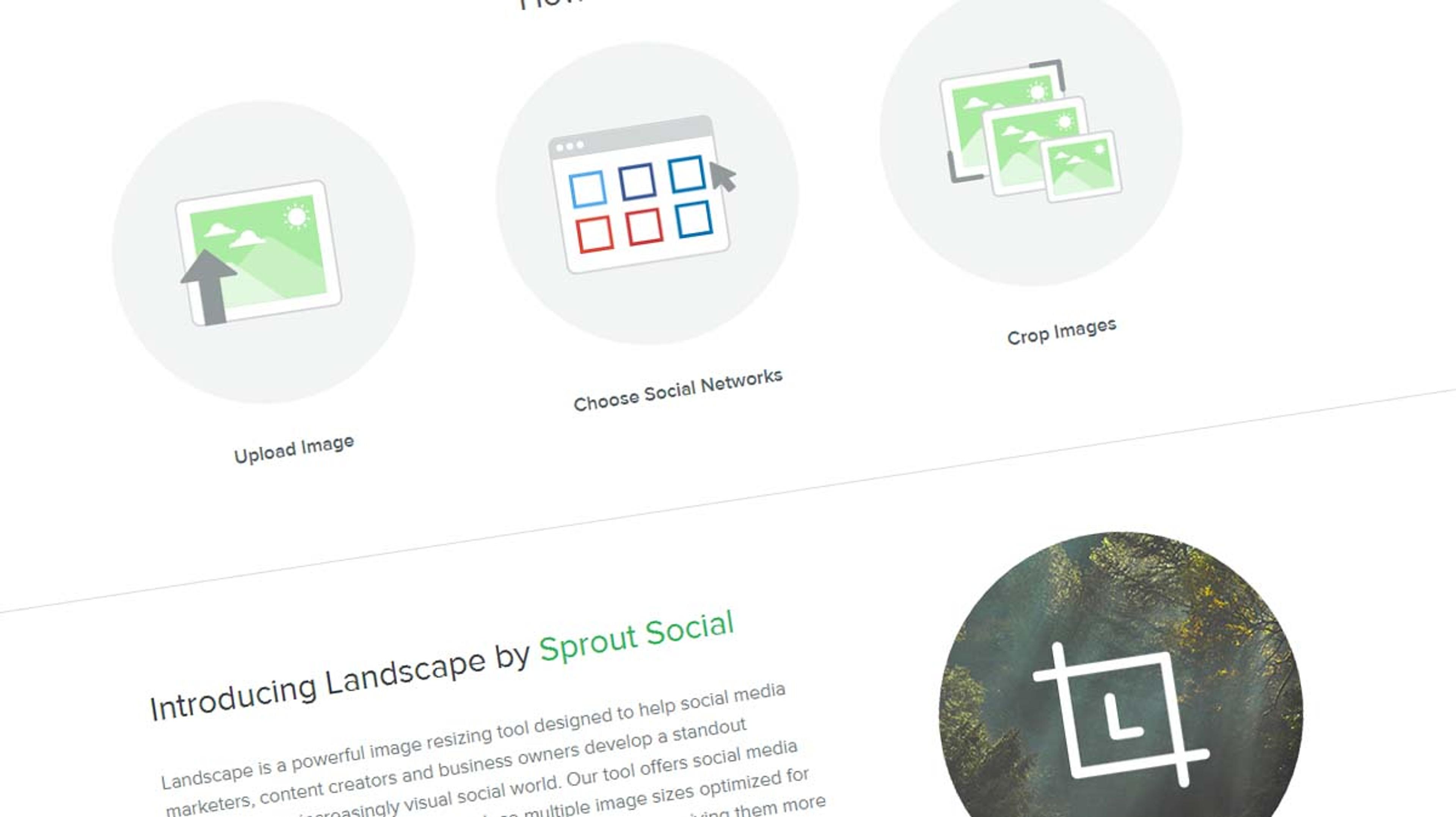 Recadrer pour les réseaux sociaux : Landscape