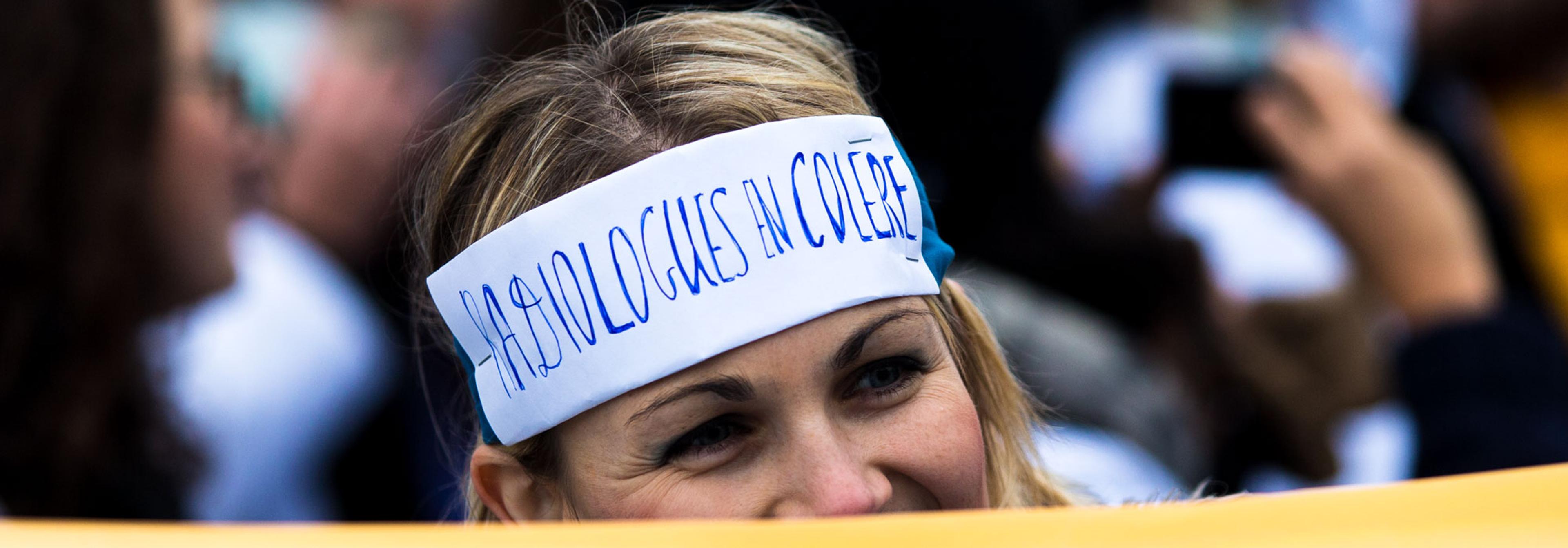 Manifestation des médecins français