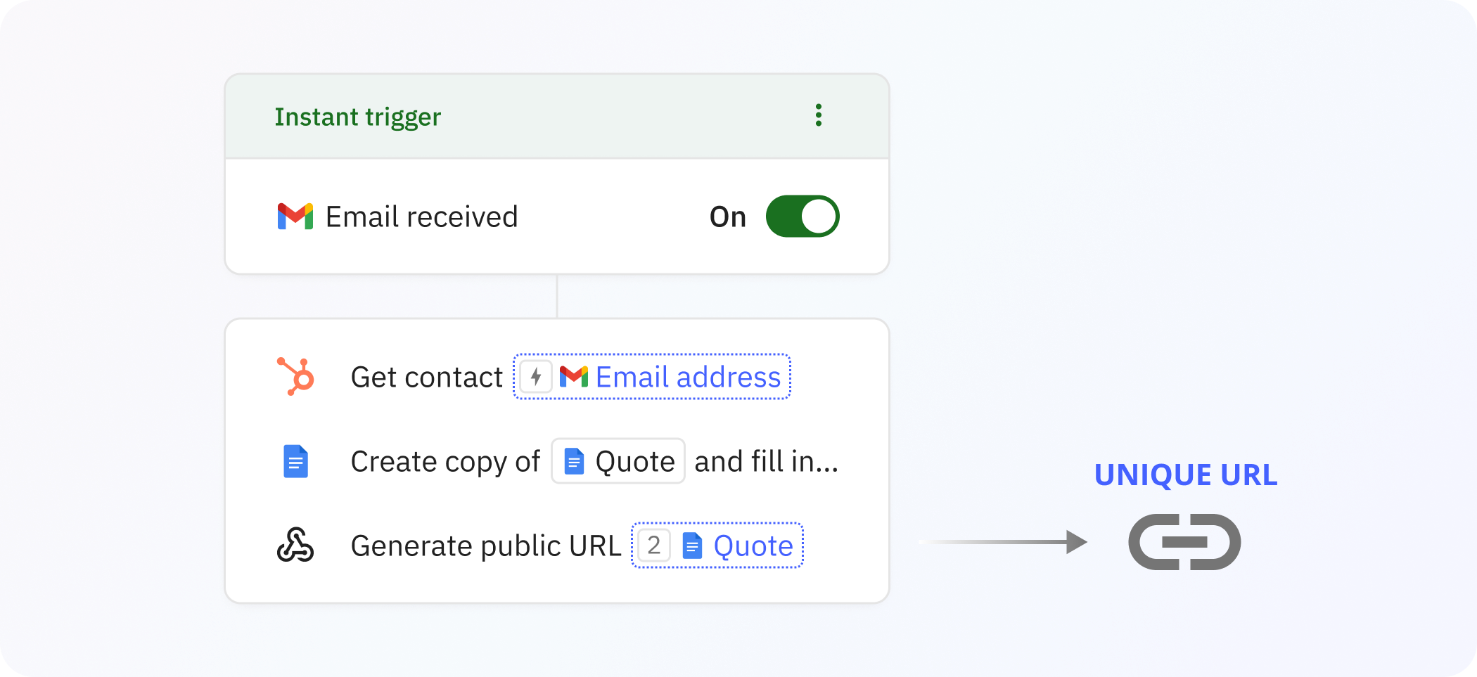 Screenshot of a human-in-the-loop path selection step in Relay.app