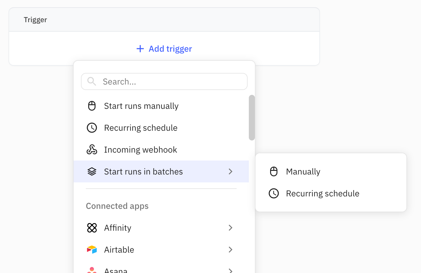 Use Batch Triggers in Relay.app to (periodically) kick off multiple runs for a single playbook at once