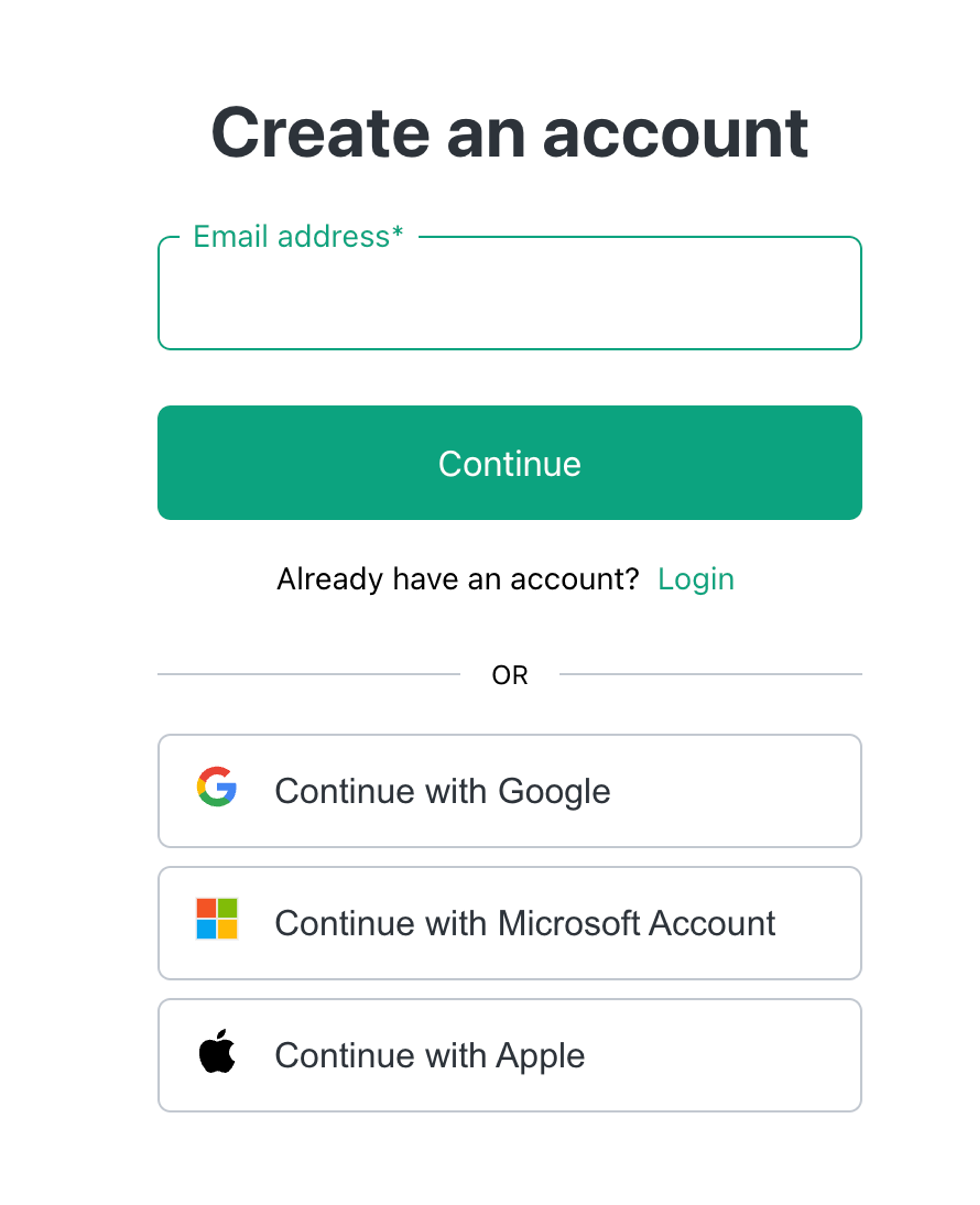 Create an account for the OpenAI platform