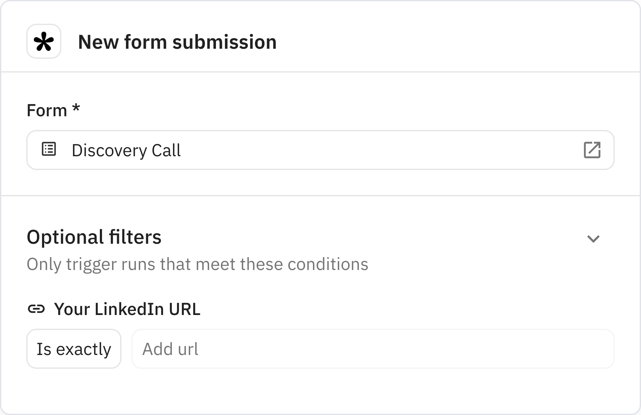 Relay.app screenshot of: New form submission