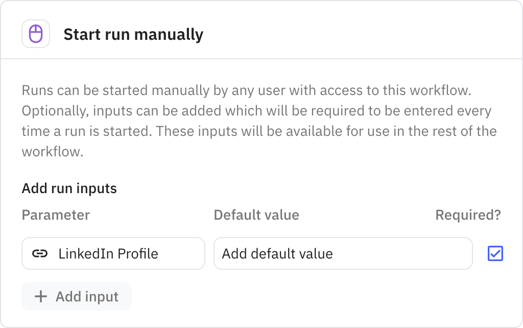 Relay.app screenshot of: Trigger