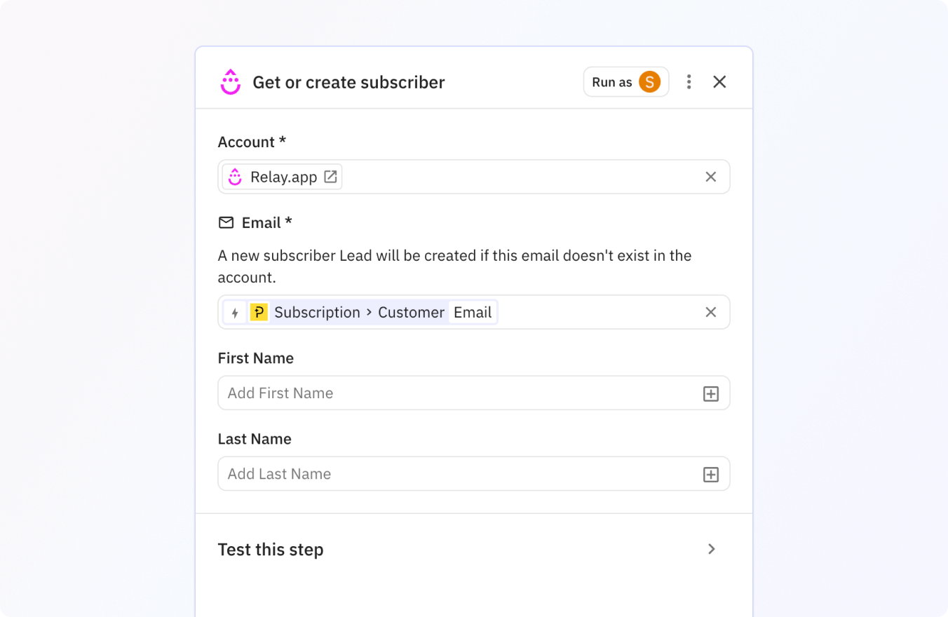 Preview of Easily retrieve data from Drip to use in other steps of your workflow.