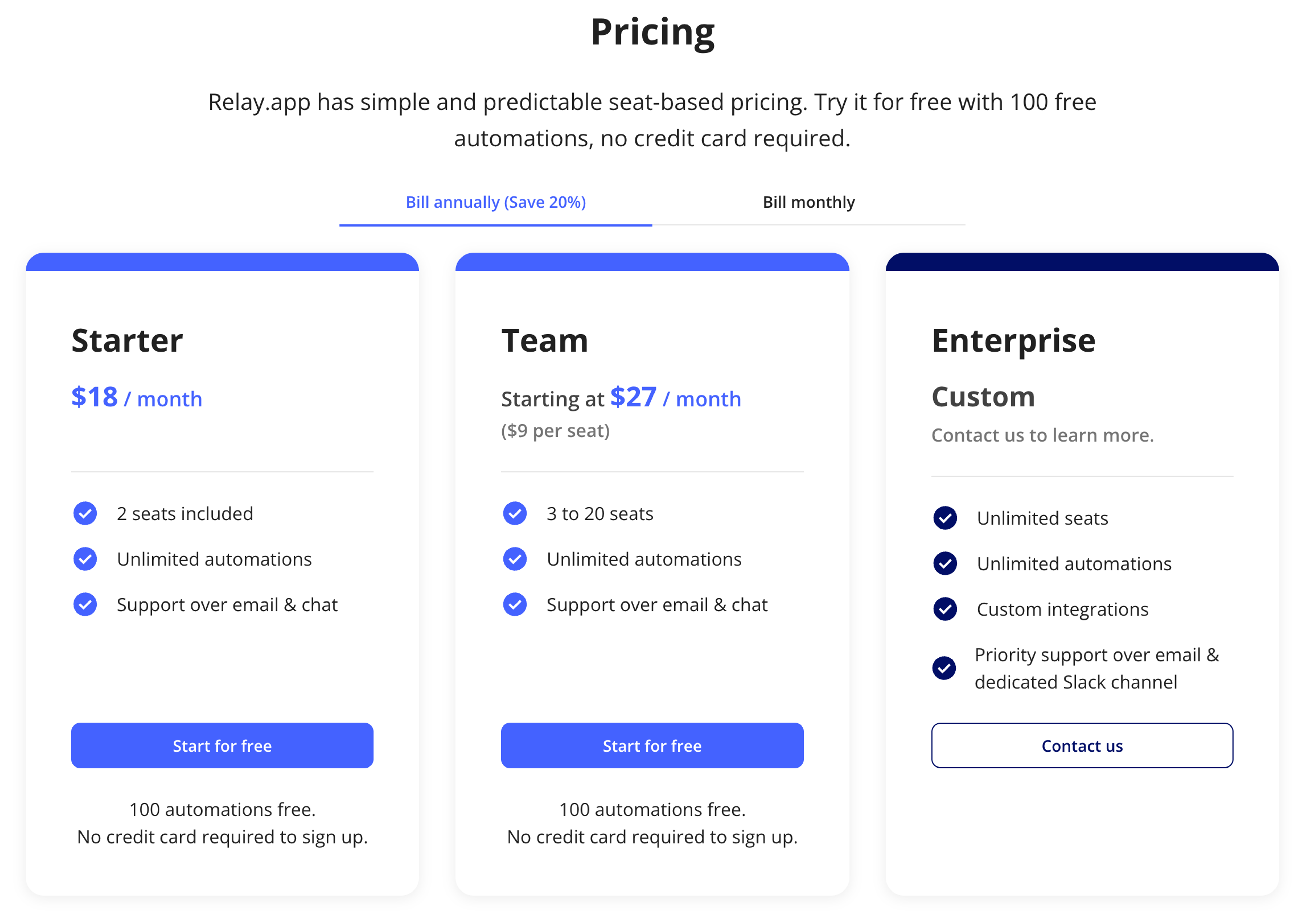 Relay.app pricing
