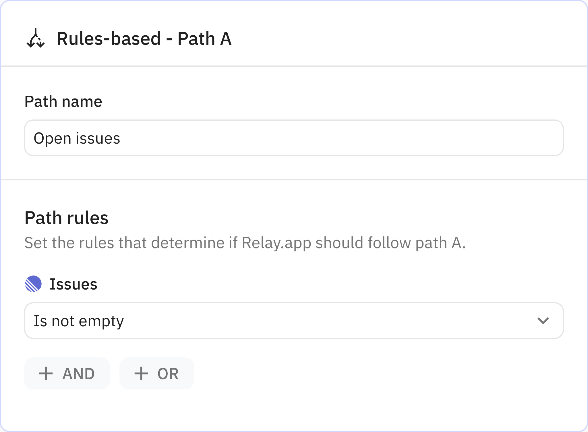 Relay.app screenshot of: Open issues