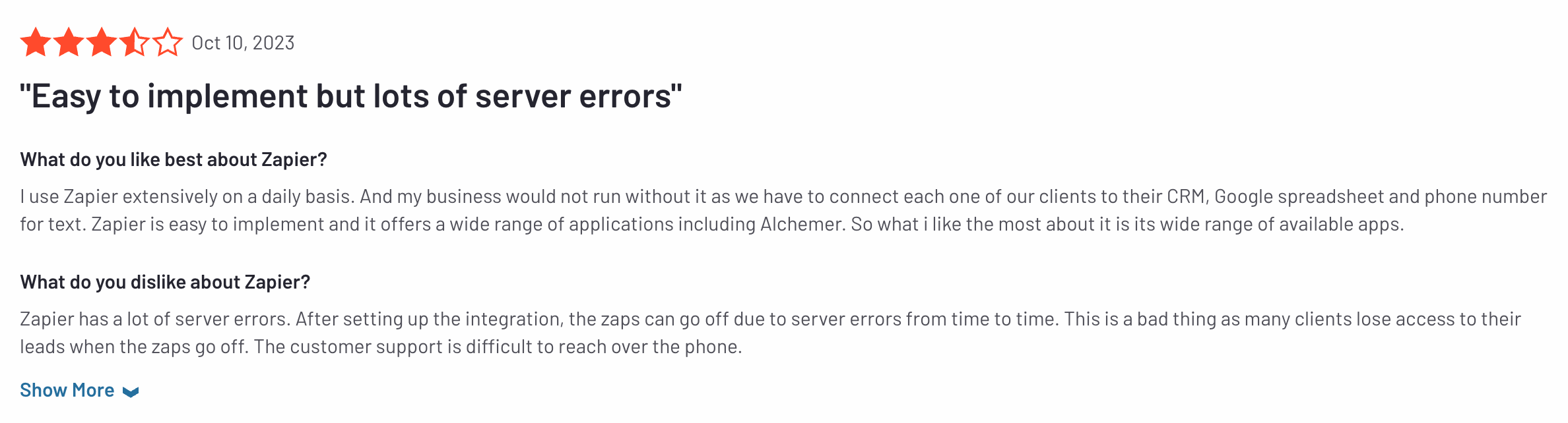 Zapier review