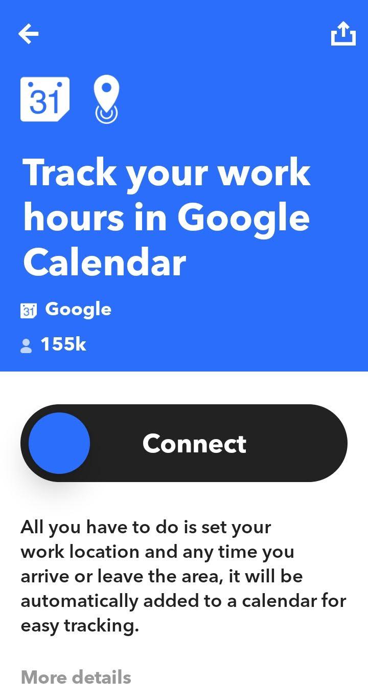 IFTTT applet
