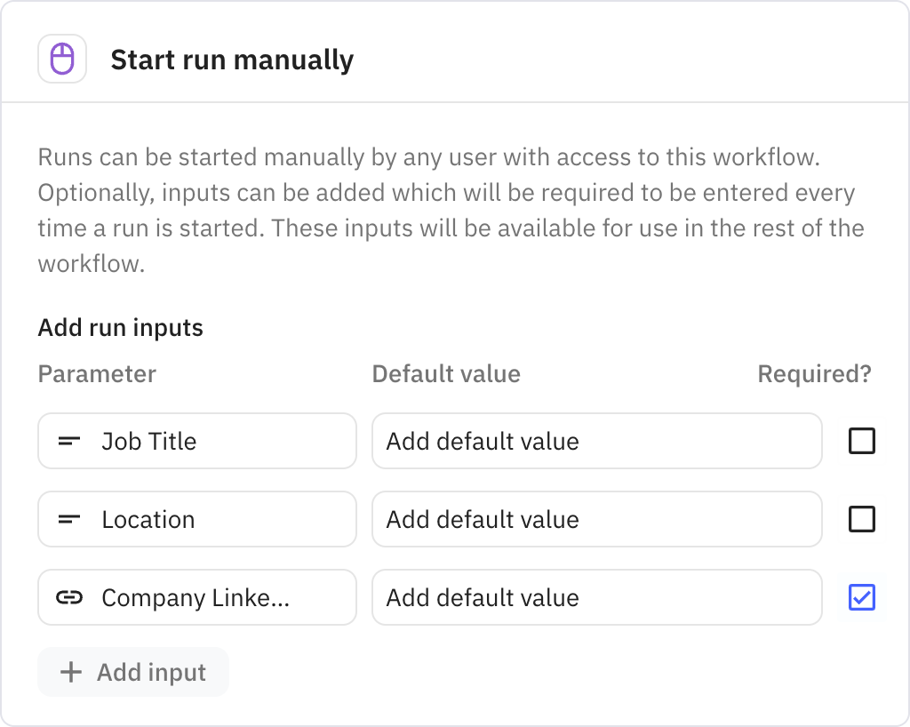 Relay.app screenshot of: Trigger