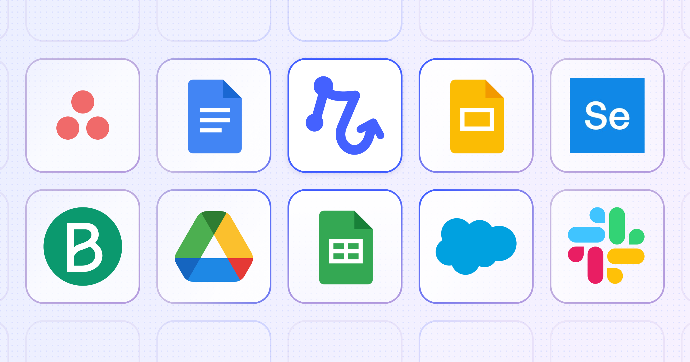 In April 2024 we launched new integrations across 9 apps, including Salesforce, Signeasy, Google Drive and Asana