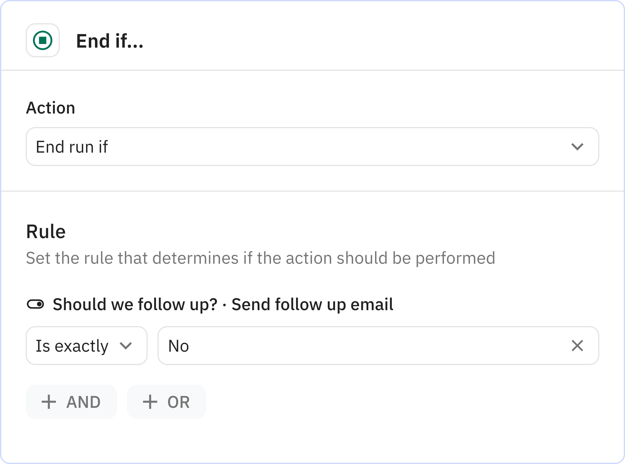 Relay.app screenshot of: End if...