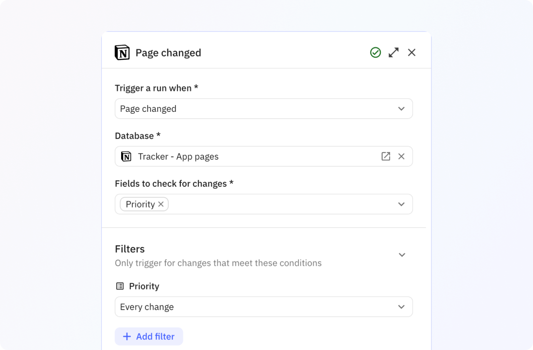 Preview of Stay on top of changes to your Notion pages