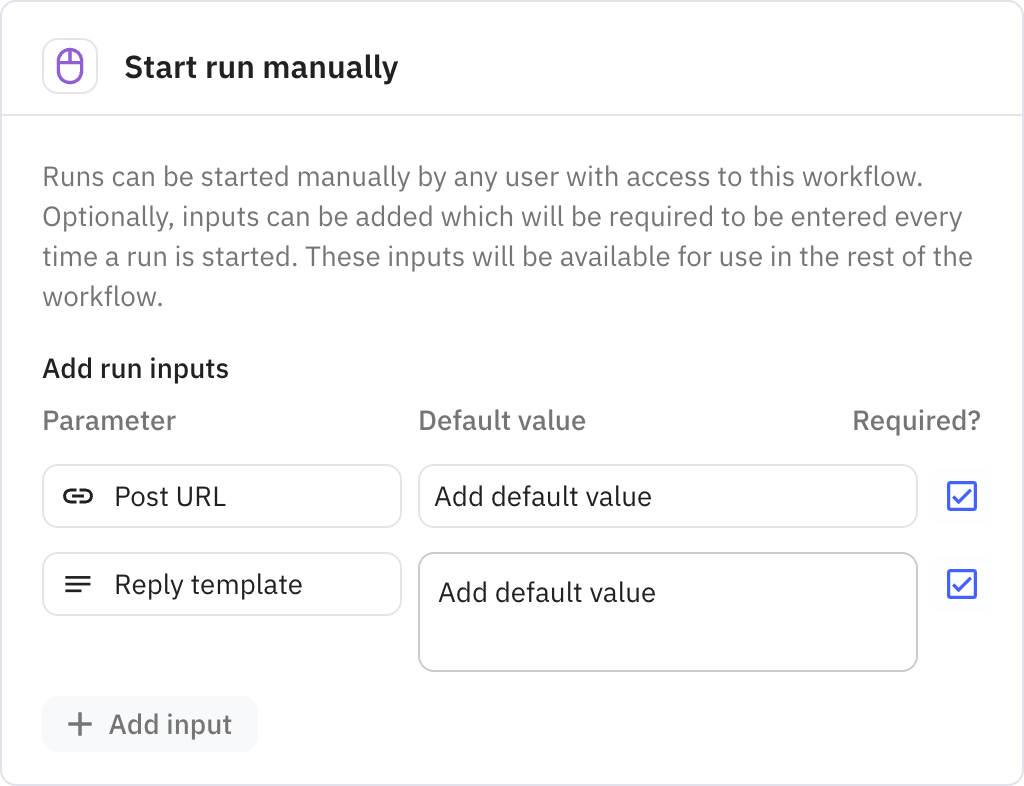 Relay.app screenshot of: Trigger