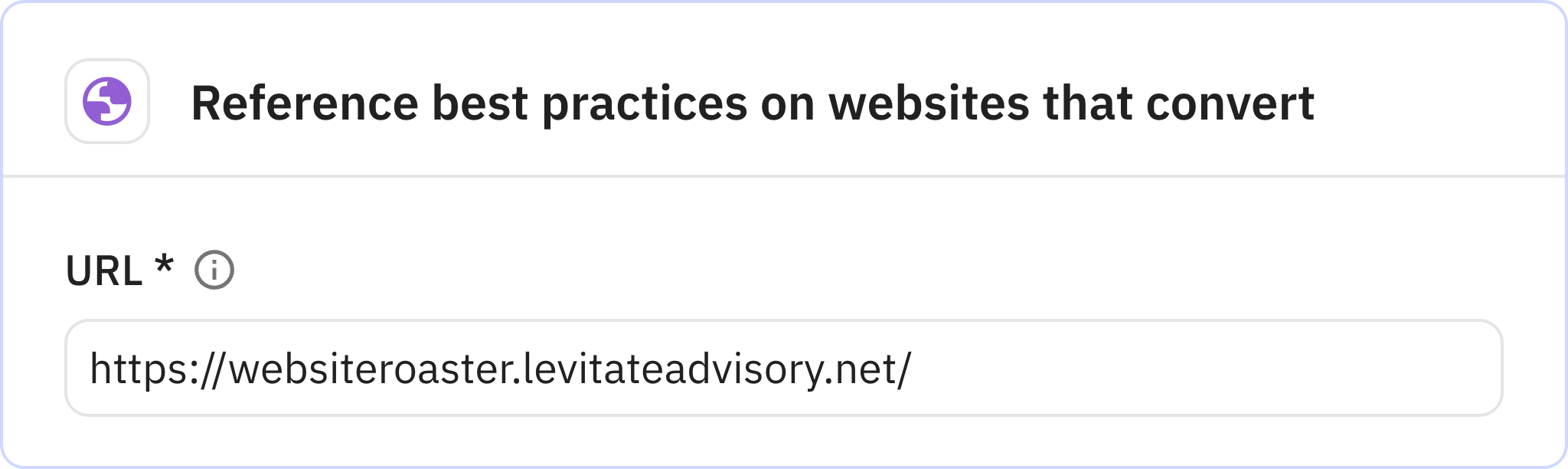 Relay.app screenshot of: Reference best practices on websites that convert